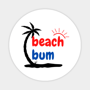 Beach Bum Lake Apparel Magnet